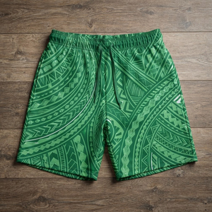 Pantalones Cortos de Forro Polar Sublimado para Hombre, Casuales, con Cordón en la Cintura, Largura Media, OEM ODM - Product Image 1