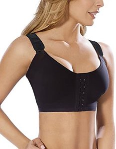 Women's Sexy Sports Bra Yoga Standard Size Backless Crop Top Fitness Running Shockproof Underwire Button - Product Image 3