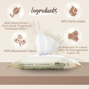 Ecowipes ผ้าฝ้าย PH-Balanced สำหรับผู้หญิงใช้ครั้งเดียวใช้สะดวกผ้าเช็ดทำความสะอาดกลิ่นหอมดอกเดซี่สำหรับผู้ใหญ่ - Product Image 5