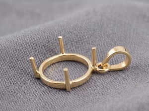 Base de Plata de Ley 925 Redonda de 5mm a 20mm para Colgante, Semimontura de 4 Puntas Preentallada para Gema, Fabricación de Joyas DIY - Product Image 5