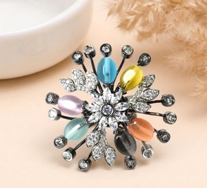 Best Selling Multicolor <b>Statement</b> <b>Ring</b> Black Plated Adjustable Fancy Shape Cocktail <b>Ring</b> Bold Fashion Jewelry Gift for Women - Product Image 1