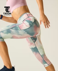 Leggings de Yoga Capri de Cintura Alta Anti-Celulitis Personalizados, 3/4 de Longitud, para Entrenamiento y Gimnasio, para Mujer, en Venta, Servicio OEM, Mejor Calidad - Product Image 6