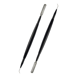 Outils de rehaussement de cils noirs en acier inoxydable de haute qualité, applicateurs personnalisés avec logo, marque privée par Bahasa Pro - Product Image 1