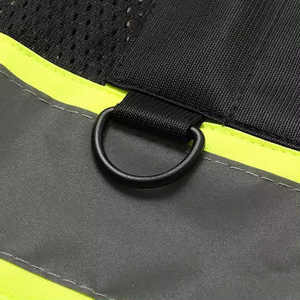Chaleco de Seguridad Reflectante Unisex con Logotipo Personalizado, Multibolsillos, Impermeable, Certificado CE, Ropa de Trabajo para Carreteras - Product Image 4