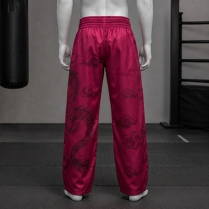 Pantalon de kick-boxing unisexe pour adultes de haute qualité, matière polyester/nylon sur le devant, flexibilité maximale, confort, durabilité longue durée - Product Image 3