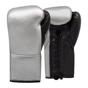 ถุงมือชกมวย MMA หนังวัวแท้คุณภาพสูง ขายดีที่สุด ระบายอากาศได้ดี ทนทาน ปรับแต่งได้ เหมาะสำหรับการฝึกซ้อม - Product Image 1