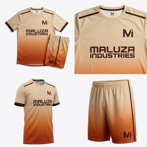 Uniforme de Fútbol Sublimado de Alta Gama, Ropa Deportiva Personalizada, Conjunto de Camiseta de Fútbol con Tela Transpirable para Atletas Profesionales - Product Image 6