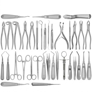 Juego de 35 Instrumentos Dentales para Extracción, Elevadores y Pinzas de Acero Inoxidable Alemán, Reutilizables y Autoclavables, Paco Veterinario - Product Image 1