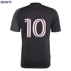 Nueva camiseta de fútbol personalizada con nombre del jugador, estilo malla, talla grande, corte regular, ropa deportiva para adultos. - Product Image 1