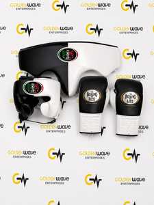Ensemble d'entraînement de boxe en cuir véritable de qualité supérieure, personnalisable, fabrication directe d'usine, vente en gros, No Boxing No Life - Product Image 2