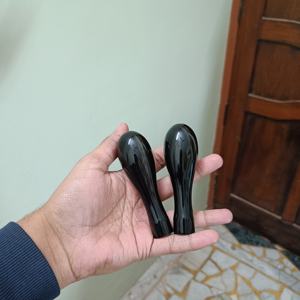 Mango de Herramienta Ecológico de Cuerno de Búfalo Liso y Redondeado, Hecho a Mano, Negro Pulido, para Herramientas Personalizadas y Proyectos de Artesanía - Product Image 6