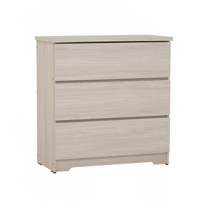 Contemporary Wooden <b>Chest</b> with 3 Drawers <b>Storage</b> Cabinet for Bedroom Living Room Furniture - Product Image 1