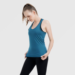 Débardeur ajusté pour femme, haute qualité, prix bas, taille adulte, uni, pour fitness et yoga, respirant, prix de gros - Product Image 2