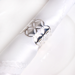 Western Style Napkin <b>Ring</b> Metal Napkin <b>Holder</b> for Dining Table Wedding Hotel Banquet Table Setting Wholesale - Product Image 2