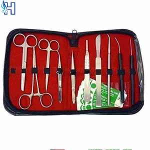 Kit d'entraînement professionnel aux sutures pour étudiants en médecine, conçu par des chirurgiens expérimentés, avec porte-aiguille manuel, forceps, ISO 13015 CE - Product Image 1