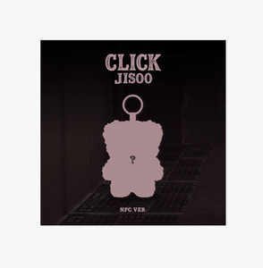 BLACKPINK JISOO Album solo [CLICK] CLICK BABY BEAR NFC VER. CD de musique pop en plastique et papier, en coréen, pour tous les âges, modèle KR BW-1 - Product Image 2