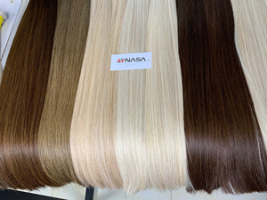 Extensiones de cabello Remy de onda Natural a granel más vendidas cabello virgen vietnamita 100 gramos Color más claro solo 20 pulgadas - Product Image 6