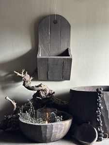 Rustic Driftwood Wooden Wall <b>Storage</b> <b>Box</b> Handmade Hanging Organizer <b>Shelf</b> Vintage Farmhouse Home Decor Home <b>Storage</b> - Product Image 2