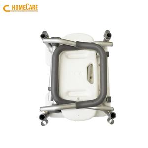 Silla de baño plegable higiénica para ancianos de fábrica de Taiwán con reposabrazos para seguridad en el baño - Product Image 3