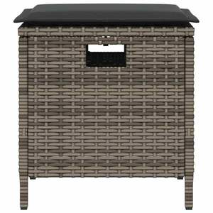 Ensemble de salle à manger de jardin gris - Product Image 3