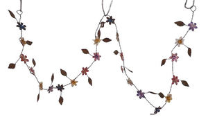 <b>Christmas</b> Metal Flower <b>Garland</b> Hanging Galvanized Creative Indoor Home <b>Decor</b> Party Supplies Eco-Friendly Customized Size Modern - Product Image 3