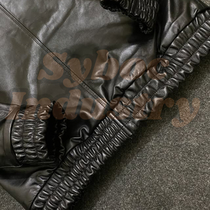 Men's Genuine Leather Hoodie <b>Jacket</b> Hooded Casual <b>Jacket</b> Premium Streetwear Outerwear OEM Manufacturer Wholesale Factory - Product Image 2