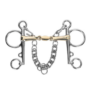 Bocados para Caballos de Acero Inoxidable con Diseño Incrustado, de Alta Calidad y Personalizables, Estilo Anillo Suelto para Mayor Respuesta y Contacto Suave con la Rienda - Product Image 1