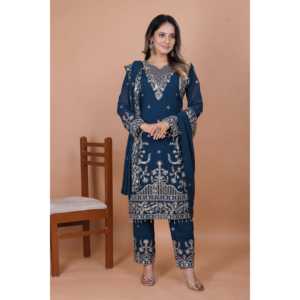 Feni ชุดสูทขนาด XL ดีไซเนอร์มีการปักรหัสลำดับสีแบบลามะ - Product Image 3