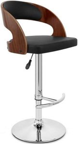 Tabouret de bar moderne de luxe en métal pour hôtel et villa, restaurant commercial, hauteur réglable, pivotant - Product Image 6