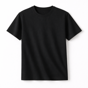 Camiseta Deportiva de Compresión para Hombre, 95% Algodón, 5% Elastano, Corte Ajustado, Color Negro Liso, Logotipo Personalizado - Product Image 3
