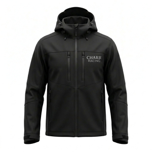High Quality Racing Soft Shell Hooded <b>Jacket</b> Waterproof Windproof Motorcycle <b>Cycling</b> Outdoor <b>Jacket</b> Custom OEM Apparel - Product Image 1