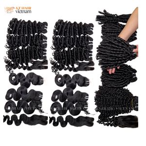 2026 Hot Selling 100% Raw Vietnamese Remy Human <b>Hair</b> Bundles Weft Deep Wave Natural Color Large Stock - Product Image 5