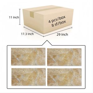 Piastrelle in Marmo Naturale Giallo Oro 12*24, Finitura in Pelle per Pavimenti e Pareti, Pietra Naturale Premium - Product Image 5