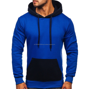Sweat à capuche épais en molleton surdimensionné pour homme avec impression de logo personnalisé, taille plus, pour l'hiver - Product Image 1