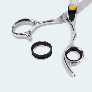 Ciseaux de coiffure professionnels en acier inoxydable 6CR13, lame tranchante, manche long, pour droitiers, usage en salon, 28 cm, SAAR GLOBAL - Product Image 6