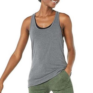 2026 New Wholesale Custom Logo Fashion Summer Girls Workout Women Tank <b>Tops</b> - Product Image 5