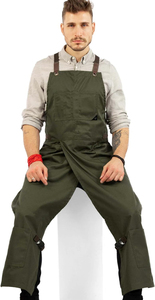 Multi Pocket <b>Waterproof</b> Polyamide <b>Work</b> Coverall Adjustable Unisex Dust Proof Workshop Carpenter Repair Maintenance Workwear - Product Image 5