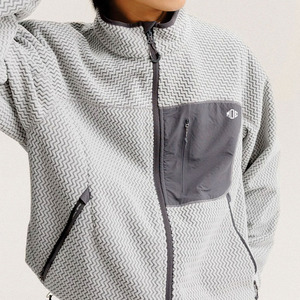 Men Fleece <b>Zip</b> <b>Up</b> <b>Jacket</b> Outdoor Pattern Sherpa Style Streetwear Warm Winter <b>Jacket</b> Custom Logo OEM Private Label Manufacturer - Product Image 2