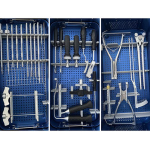 Juego de Instrumentos Manuales de Acero Inoxidable para Tornillos Pediculares Espinales, Sistema Completo de Columna Vertebral 5.5 para Procedimientos Ortopédicos y Neuroquirúrgicos - Product Image 2