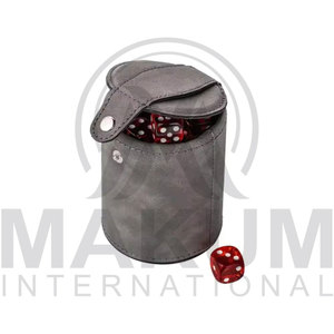 Wholesale Custom Board Game Set Original Leather Box <b>Dice</b> Cup With Dices Faux Leather <b>dice</b> cup - Product Image 4