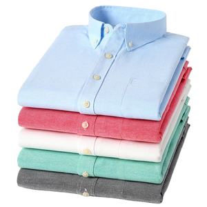Camisa de Moda Masculina, Diseño Casual, Logotipo Personalizado, Transpirable, de Secado Rápido, Ecológica, 100% Algodón, Color Sólido, Tela Ancha de 180g, para Exportación - Product Image 6