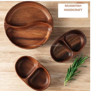 Assiette de fruits secs en bois de la meilleure qualité - Product Image 2