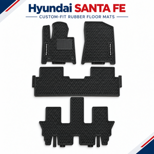 Tapis de sol de voiture en caoutchouc robuste sur mesure, imperméables, toutes saisons, pour Santa FE OEM ODM - Product Image 1