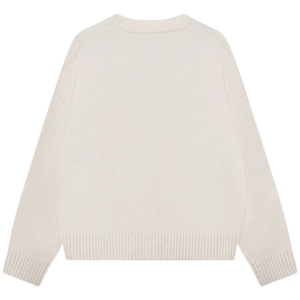 Cardigan en tricot neutre pour homme avec broderie, col en V boutonné, doux, tricot d'hiver, haut décontracté et tendance - Product Image 2