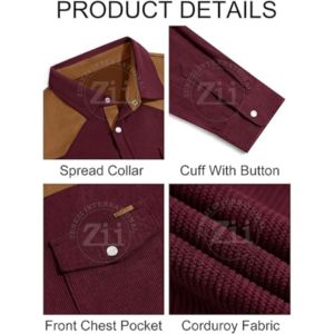 Camisa de Algodón Ignífuga Resistente al Fuego para Trabajo Industrial, Ropa FR con Estampado Retardante al Fuego, Diseño Paisley Popular - Product Image 5