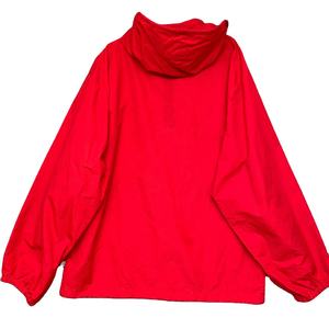 Veste de pluie sportive rouge pour homme, coupe-vent, pull-over décontracté, grande taille, coton, imperméable, réversible, automne - Product Image 2