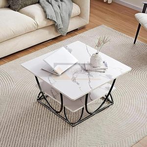 Modern Center <b>Table</b> Coffee <b>Table</b> Stylish <b>Sofa</b> <b>Side</b> <b>Table</b> for Living Room Decor - Product Image 3
