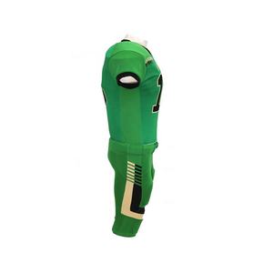 Ensemble d'uniformes de football américain personnalisés imprimés par sublimation, taille plus, maillot à manches courtes et pantalon, personnalisable - Product Image 5