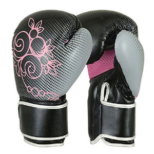 DAIZEN STAR Customizable Black Leather Boxing Gloves Lace-Up Wrist Closure High Quality Adjustable Wrist <b>Strap</b> Custom Logo - Product Image 6