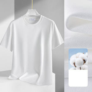 เสื้อยืดคอกลมแขนสั้นแบบยูนิเซ็กซ์ ปักโลโก้ตามสั่งด้านหน้า ผ้าฝ้าย 100% ระบายอากาศได้ดี ทรงปกติ สีพื้น สำหรับฤดูร้อน - Product Image 3